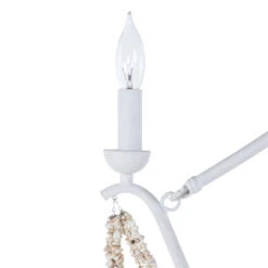 Nakita Beaded Chandelier, Plaster White -Lighting Promotion Store Product 445811117019 Image 5
