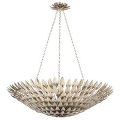 Broche 8-Light Chandelier, Silver