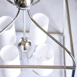 2-Light Semi-Flush, Antique Silver -Lighting Promotion Store Product 633779026645 Image 3