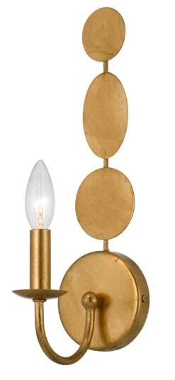 Layla 1-Light Sconce, Antiqued Gold