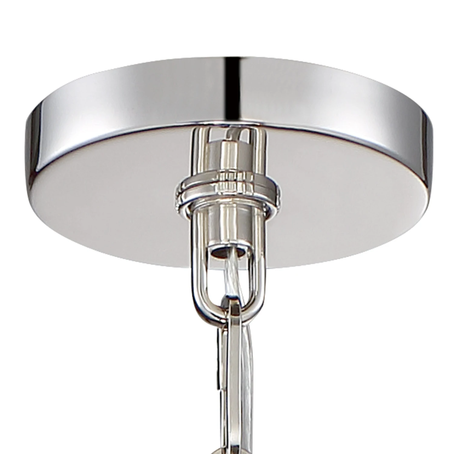 5-Light Chandelier, Steel 7 5-Light Chandelier, Steel - Image 5