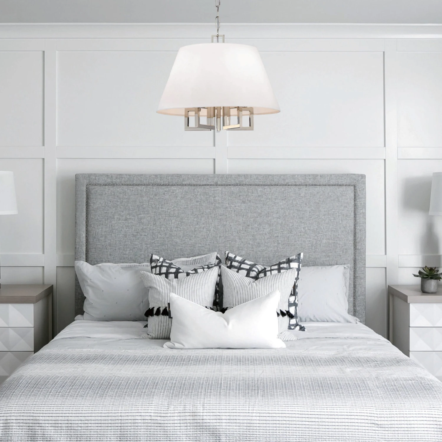 5-Light Chandelier, Steel 4 5-Light Chandelier, Steel - Image 2