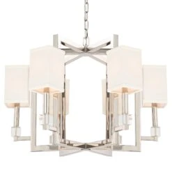 Dixon 6-Light Chandelier, Nickel