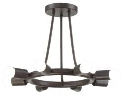 Dakota 8-Light Ceiling Mount, Bronze