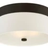 Grayson 3-Light Flush Mount, Dark Bronze -Lighting Promotion Store Product 633779033322 Image 1