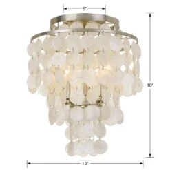 Brielle Semi-Flush Mount -Lighting Promotion Store Product 633779037573 Image 5