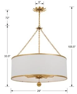 Broche Chandelier -Lighting Promotion Store Product 633779039263 Image 5