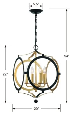 Odelle Chandelier -Lighting Promotion Store Product 633779039720 Image 7
