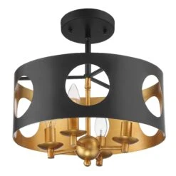 Odelle Flush Mount -Lighting Promotion Store Product 633779040382 Image 4