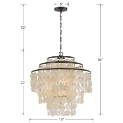 Brielle Chandelier 11 Brielle Chandelier -Lighting Promotion Store Product 633779040993 Image 4