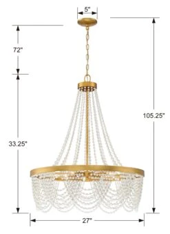 Fiona Chandelier -Lighting Promotion Store Product 633779041518 Image 7