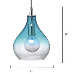 Curve 1-Light Pendant, Celadon -Lighting Promotion Store Product 688933008425 Image 3