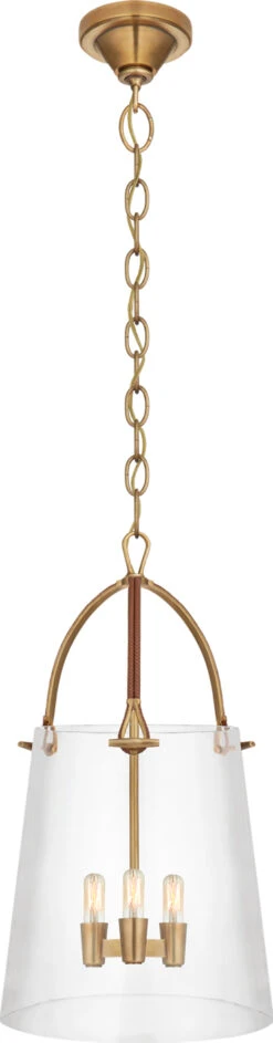 Julian Leather Medium Lantern