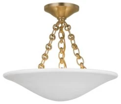 Mollino 16" Semi-Flush Mount