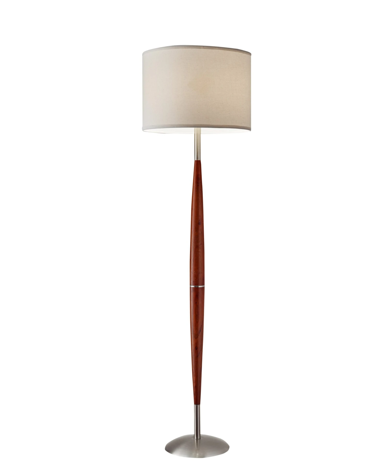 Hudson Floor Lamp, Wood/Steel 4 Hudson Floor Lamp, Wood/Steel - Image 2