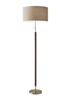 Hamilton Floor Lamp, Walnut