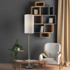 Hollywood Floor Lamp, Silver -Lighting Promotion Store Product 798919417490 Image 6