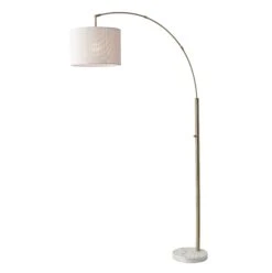Bowery Arc Floor Lamp, White