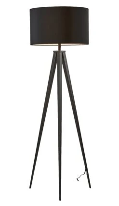Director's Tripod Floor Lamp, Steel