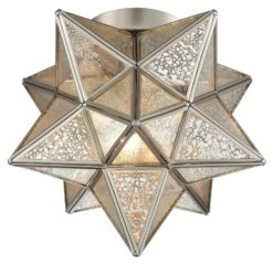 Moravian Star Flush Mount