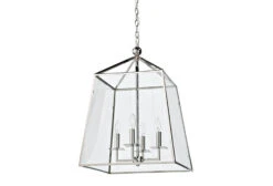 Metal & Glass Lantern, Metal