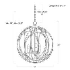 Ofelia Chandelier -Lighting Promotion Store Product 844717016127 Image 7