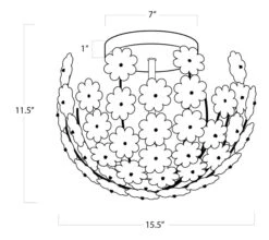 Charlotte Semi-Flush Mount -Lighting Promotion Store Product 844717090882 Image 7