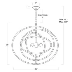 Sail Chandelier -Lighting Promotion Store Product 844717092817 Image 5