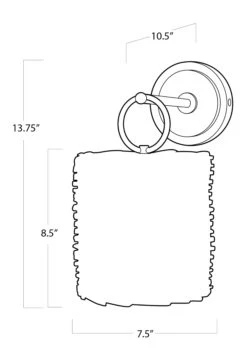 Nantucket Sconce -Lighting Promotion Store Product 844717093371 Image 6