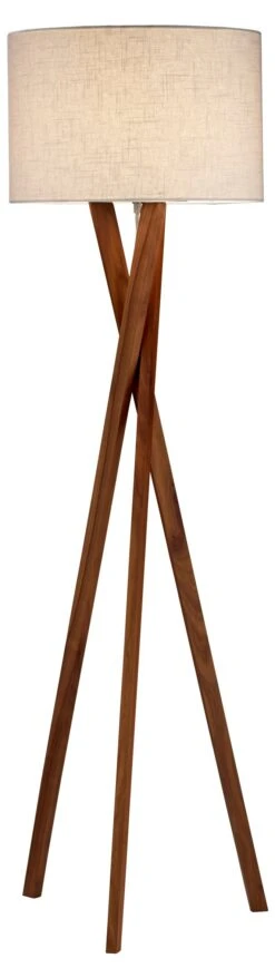 Brooklyn Floor Lamp, Walnut