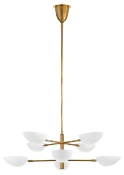 Graphic Large Two-Tier Chandelier