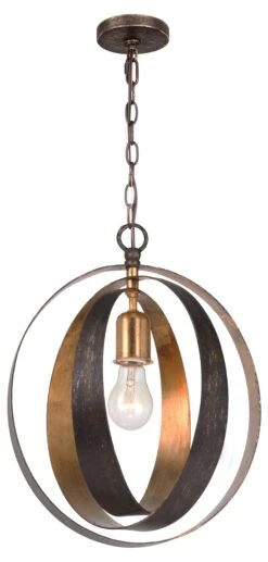 Luna Sphere Chandelier, Gold/Bronze -Lighting Promotion Store Product CRY10716 Image 3