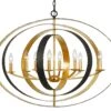 Luna 8-Light Oval Chandelier, Bronze 1 Luna 8-Light Oval Chandelier, Bronze -Lighting Promotion Store Product CRY11060 Image 1