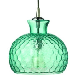 Clark 1-Light Pendant, Aqua