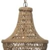 Macramé Jute Chandelier, Natural -Lighting Promotion Store Product JMY10923 Image 1