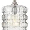 Madison Pendant, Clear/Silver