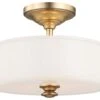Billy 2-Light Semi Flush, Nickel -Lighting Promotion Store Product MKL10353 Image 1