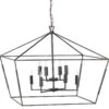 Arnold 8-Light Chandelier, Bronze