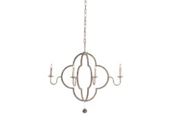 Lewis Chandelier, Chipped Gold
