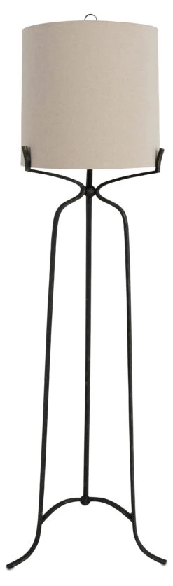 Elena Floor Lamp, Antiqued Bronze