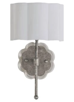 Shirley Sconce, Champagne Silver