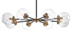 Boudreaux 8-Light Chandelier, Black