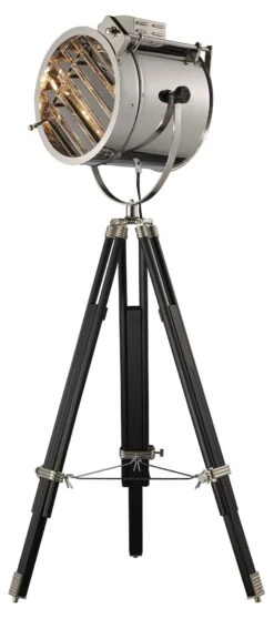 Curzon Adjustable Floor Lamp, Chrome