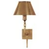 Swivel-Head Wall Lamp, Antiqued Brass
