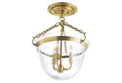 Country Semi-Flush Mount