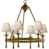 Castle 6-Light Chandelier, Brass -Lighting Promotion Store Product VIS11736 Image 1