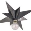 Star Flush Mount, Hand-Rubbed Brass -Lighting Promotion Store Product VIS12405 Image 1