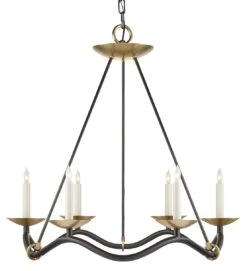 Choros Chandelier, Aged Iron