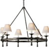 Classic Ring Chandelier, Antiqued Brass -Lighting Promotion Store Product VIS12660 Image 1