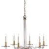 Robinson Chandelier, Antiqued Brass